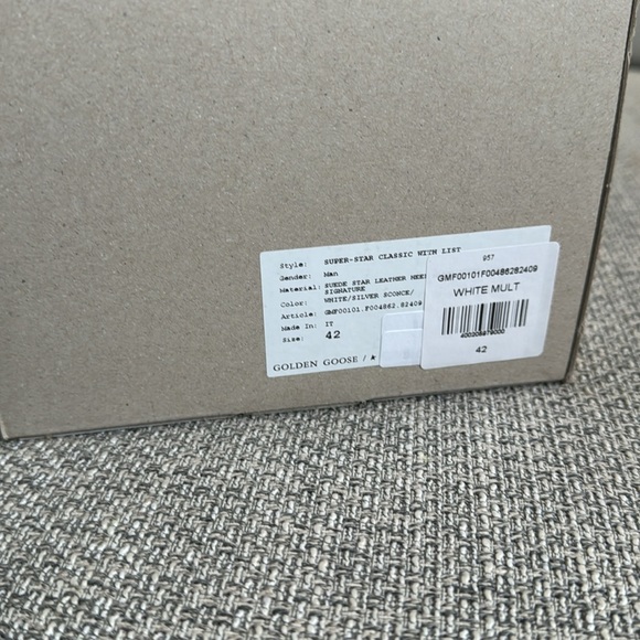 BRAND NEW NEVER WORN GOLDEN GOOSE ALL STAR SHOE SIZE 42 - Picture 8 of 8